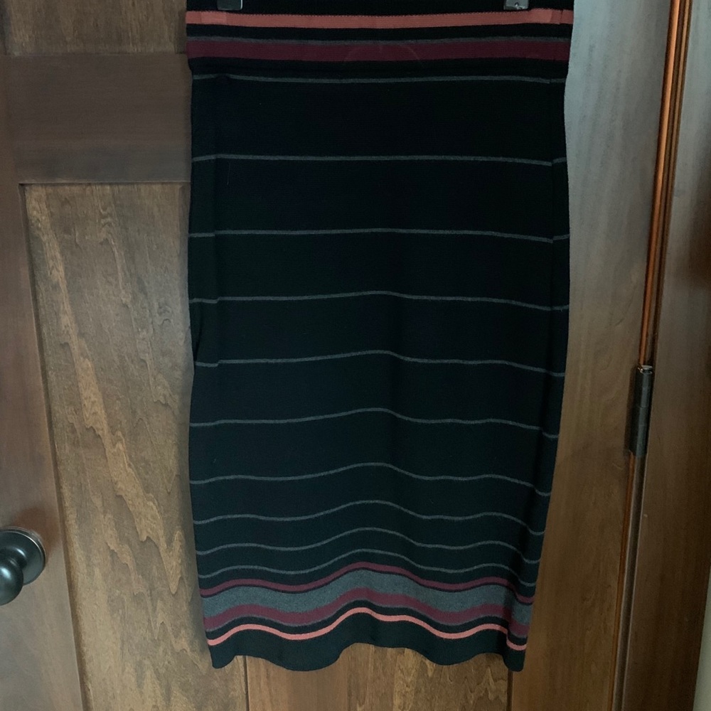 Long, stretchy, skirt.